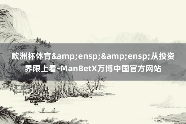 欧洲杯体育  从投资界限上看-ManBetX万博中国官方网站