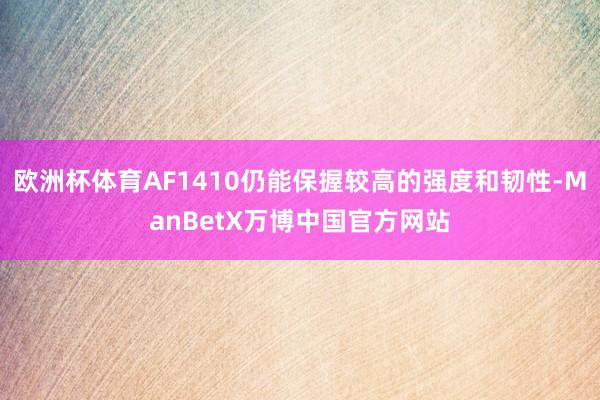 欧洲杯体育AF1410仍能保握较高的强度和韧性-ManBetX万博中国官方网站