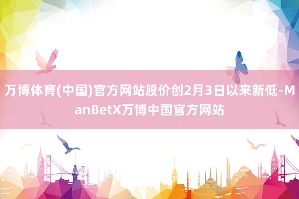 万博体育(中国)官方网站股价创2月3日以来新低-ManBetX万博中国官方网站