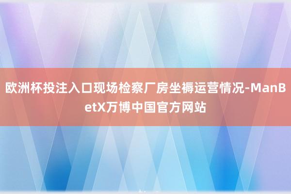 欧洲杯投注入口现场检察厂房坐褥运营情况-ManBetX万博中国官方网站