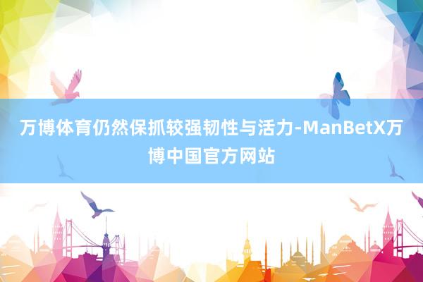 万博体育仍然保抓较强韧性与活力-ManBetX万博中国官方网站