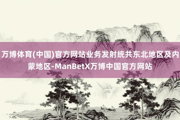 万博体育(中国)官方网站业务发射统共东北地区及内蒙地区-ManBetX万博中国官方网站